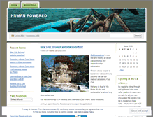 Tablet Screenshot of humanpowered.wordpress.com