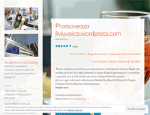 Tablet Screenshot of liviuvoica.wordpress.com