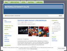 Tablet Screenshot of materialestekno.wordpress.com
