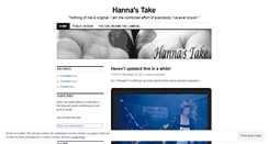 Desktop Screenshot of hannavolgarino.wordpress.com