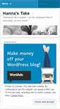 Mobile Screenshot of hannavolgarino.wordpress.com