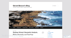 Desktop Screenshot of gerardbesson.wordpress.com