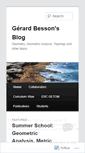 Mobile Screenshot of gerardbesson.wordpress.com