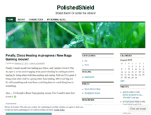 Tablet Screenshot of polishedshield.wordpress.com