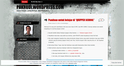 Desktop Screenshot of pakrudi.wordpress.com