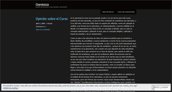 Desktop Screenshot of genesica.wordpress.com