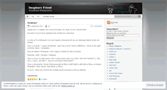 Desktop Screenshot of prietenimaginar.wordpress.com