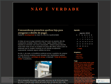 Tablet Screenshot of naoehverdade.wordpress.com