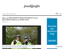 Tablet Screenshot of jandjjogle.wordpress.com
