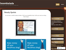 Tablet Screenshot of boombalada.wordpress.com