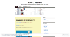 Desktop Screenshot of famefashionandfun.wordpress.com