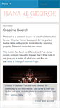 Mobile Screenshot of hanaandgeorge.wordpress.com
