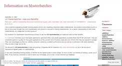 Desktop Screenshot of masterbaches.wordpress.com