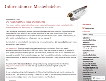 Tablet Screenshot of masterbaches.wordpress.com