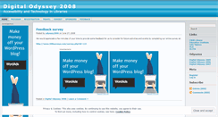 Desktop Screenshot of odyssey2008.wordpress.com