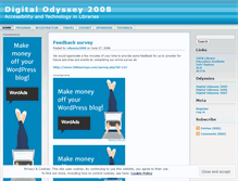 Tablet Screenshot of odyssey2008.wordpress.com