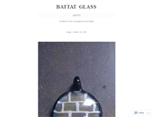 Tablet Screenshot of battatglass.wordpress.com