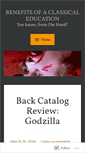 Mobile Screenshot of benefitsofaclassicaleducation.wordpress.com
