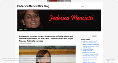 Desktop Screenshot of federicamenciotti.wordpress.com