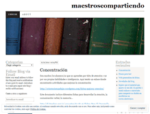 Tablet Screenshot of maestroscompartiendo.wordpress.com