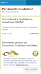 Mobile Screenshot of parlamentociudadanogto.wordpress.com
