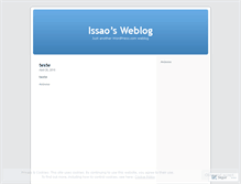 Tablet Screenshot of issao.wordpress.com