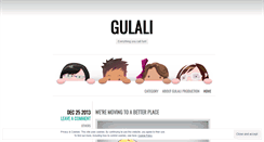 Desktop Screenshot of gulaliproduction.wordpress.com