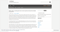 Desktop Screenshot of nanbigne.wordpress.com