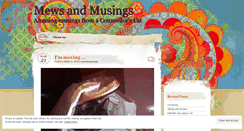 Desktop Screenshot of mewsandmusings.wordpress.com