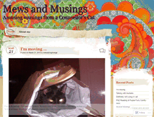 Tablet Screenshot of mewsandmusings.wordpress.com