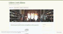 Desktop Screenshot of llibresimesllibres.wordpress.com