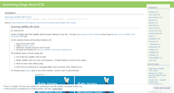 Desktop Screenshot of ecmthings.wordpress.com