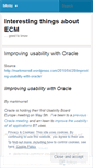 Mobile Screenshot of ecmthings.wordpress.com