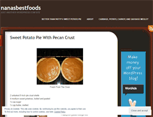 Tablet Screenshot of nanasbestfoods.wordpress.com