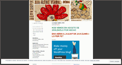 Desktop Screenshot of laflexioverbal2008.wordpress.com