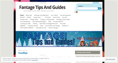 Desktop Screenshot of fantageguiderockz.wordpress.com