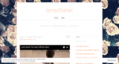 Desktop Screenshot of lenachanel.wordpress.com