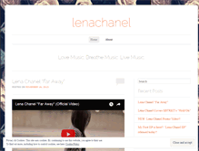 Tablet Screenshot of lenachanel.wordpress.com