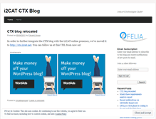 Tablet Screenshot of i2catblogctx.wordpress.com