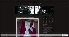 Desktop Screenshot of midsummercostumedesign.wordpress.com