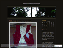 Tablet Screenshot of midsummercostumedesign.wordpress.com