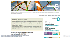 Desktop Screenshot of elkartekintzasarean.wordpress.com