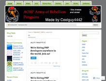 Tablet Screenshot of aorp.wordpress.com