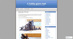 Desktop Screenshot of ahobbygonemad.wordpress.com