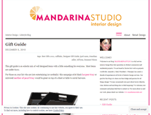 Tablet Screenshot of mandarinastudio.wordpress.com