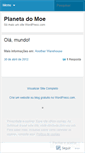 Mobile Screenshot of planetadomoe.wordpress.com