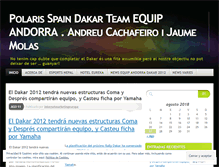 Tablet Screenshot of polarisspaindakarteam.wordpress.com
