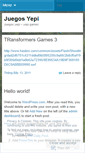Mobile Screenshot of juegosyepi.wordpress.com