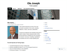 Tablet Screenshot of olayjoseph.wordpress.com