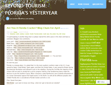Tablet Screenshot of beyondtourism.wordpress.com